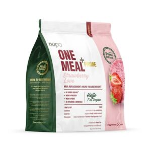 One Meal Prime Vegan cu Capsuni