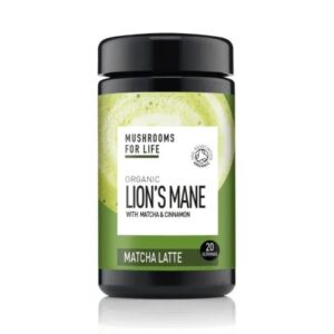 Organic Lion's Mane cu Matcha si Scortisoara
