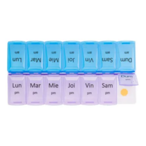 Organizator de medicamente cu 14 casete