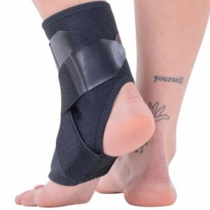 Orteza de glezna mobila cu suport elastic