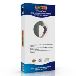 Orteza pentru cot cu suport din silicon Marimea S