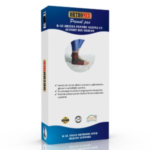 Orteza pentru glezna cu suport din silicon Marimea S