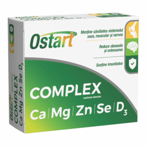 Ostart Complex Ca+Mg+Zn+Se+D3