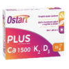 Ostart Plus Ca1500 + K2 + D3 x 10 plicuri
