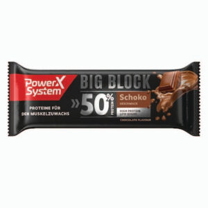 POWER SYSTEM Baton proteic 50% Big Block aroma ciocolata