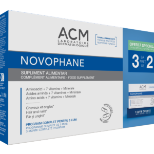 Pachet 3 la pret de 2 pentru unghii si par Novophane