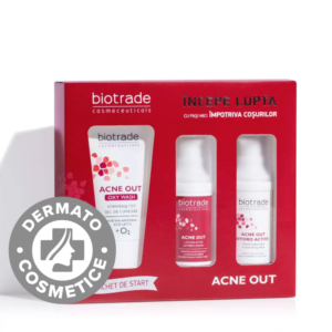 Pachet Acne Out Gel de curatare 50ml + Lotiune 20ml +Crema 20ml