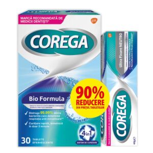 Pachet Adeziv pentru proteza Neutro 40g + Tablete efervescente 30 tablete