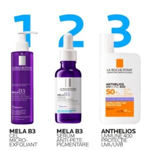 Pachet Anti-Pigmentare MELA-B3 + Protectie SPF50 | La Roche-Posay