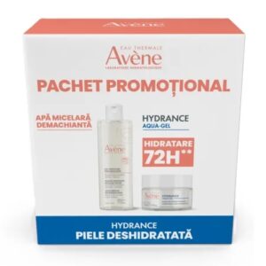 Pachet Apa Micelar Demachiantă (400 ml) + Cremă Hidratantă de Față Aqua Gel Hydrance (50 ml)