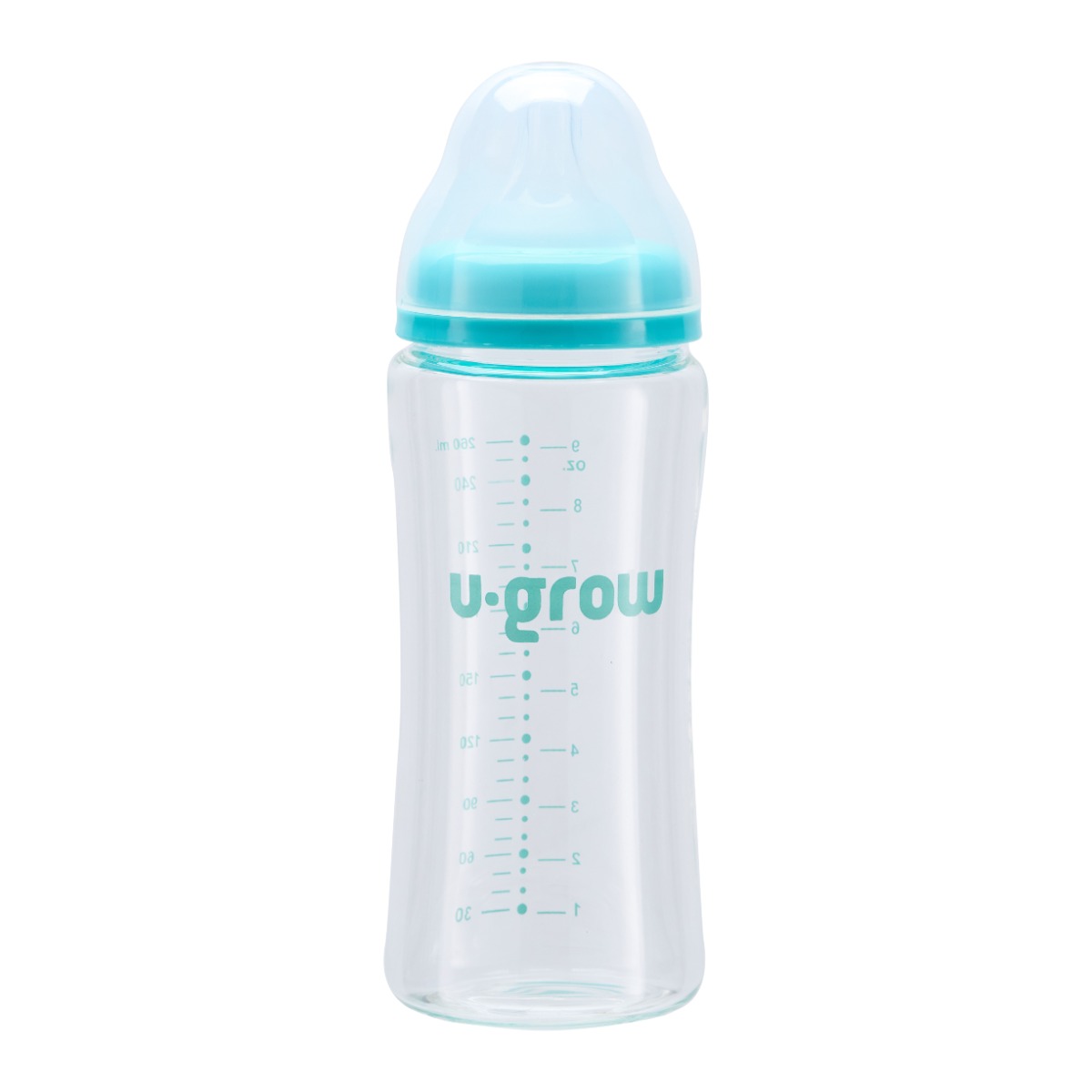 Pachet Biberon de sticla 260ml + Tentine 2 bucati