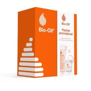 Pachet Bio-Oil Ulei pentru ingrijirea pielii 200 ml + Gel pentru ingrijirea pielii uscate 100 ml
