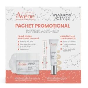 Pachet Crema pentru regenerare celulara 50 ml + Crema de ochi cu tripla actiune 15 ml Hyaluron Activ B3