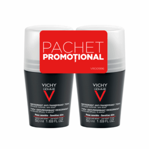 Pachet Deodorant roll-on antiperspirant control extrem pentru barbati eficacitate 72h