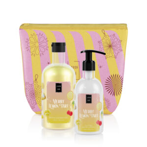 Pachet Gel de dus 500ml + Lotiune de corp 300ml Merry Lemon Tart