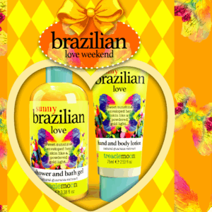 Pachet Gel de dus + Lotiune de corp si maini Brazilian Love Weekend Gift Set