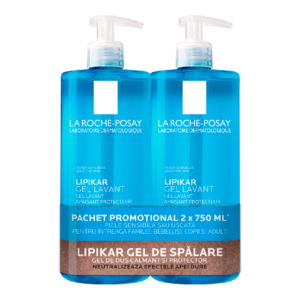 Pachet Gel de dus calmant si protector Lipikar