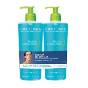 Pachet Gel spumant Sebium 2x500 ml