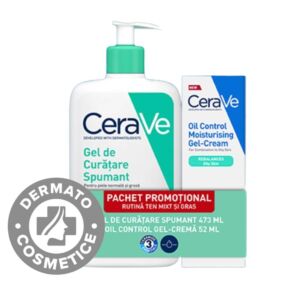 Pachet Gel spumant de curatare 473ml + Gel-crema cu efect hidratant 52ml
