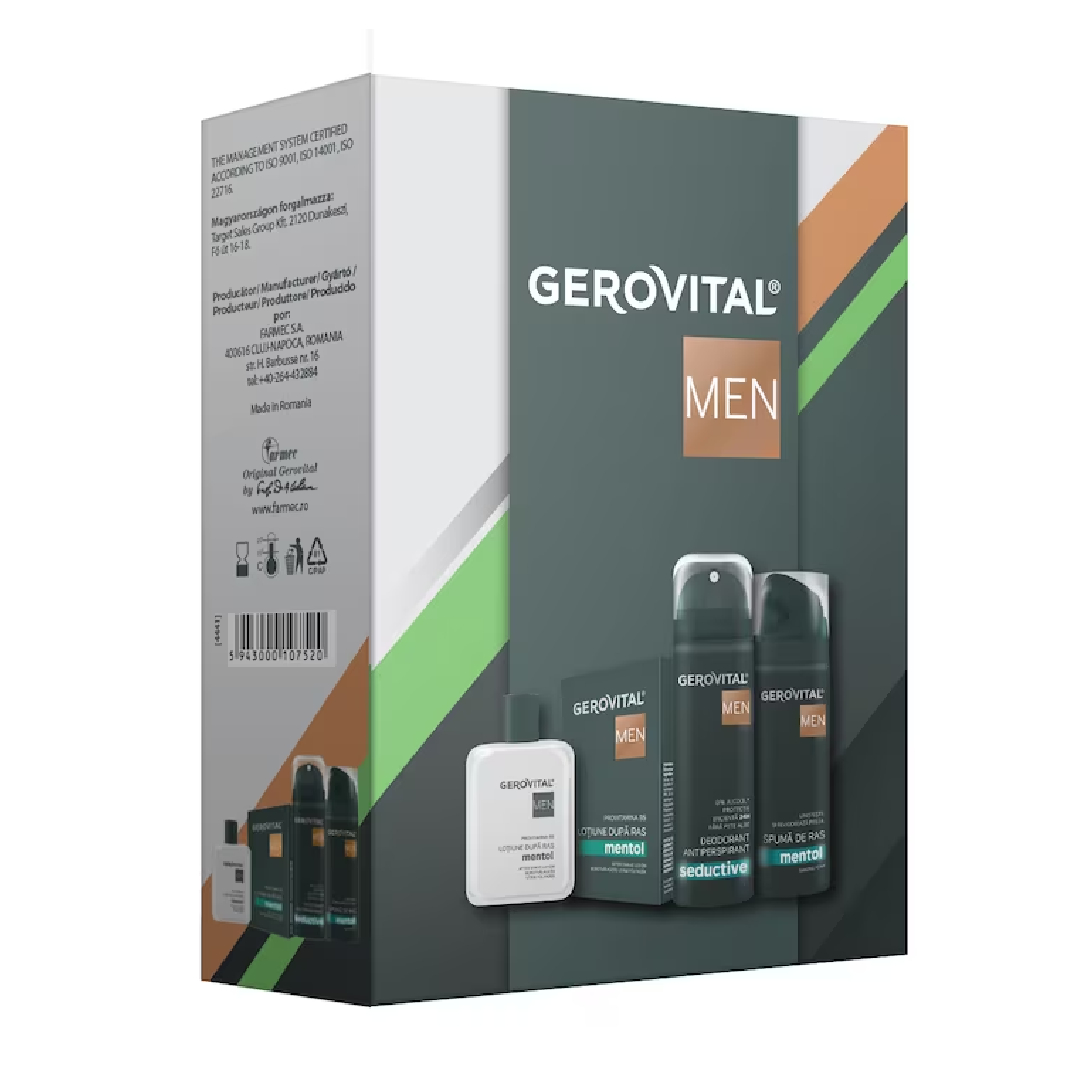 Pachet Gerovital Men Spuma de ras