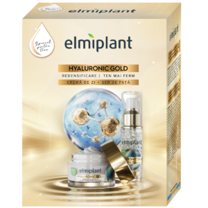 Pachet Hyaluronic Gold Crema de zi 30ml + Ser de fata 30ml