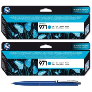 Pachet MAG4U Cartuse Cerneala Originale 2 bucati CN622AE (971) Cyan si Pix Schneider