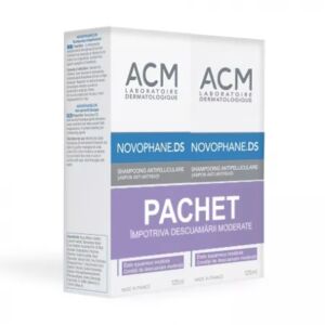 Pachet Novophane DS sampon antimatreata 2 x 125ml