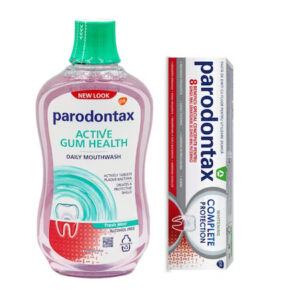 Pachet Pasta de dinti Complete Protection Whitening 75ml + Apa de gura fara alcool Daily Gum Care Fresh Mint 500ml