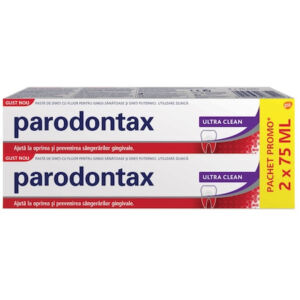 Pachet Promo parodontax: 2x Pasta de dinti Ultra Clean gust nou