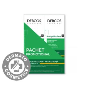 Pachet Sampon anti-matreata pentru par uscat Dercos