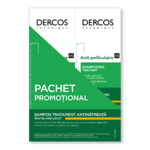 Pachet Sampon anti-matreata pentru par uscat Dercos