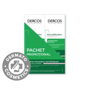 Pachet Sampon anti-matreata pentru scalp sensibil Dercos Sensitive