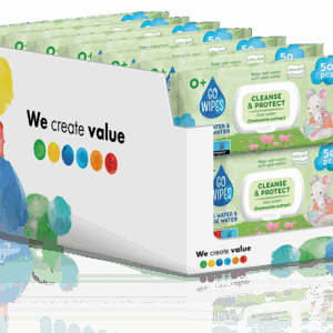 Pachet Servetele umede pentru copii cu Aloe si Musetel