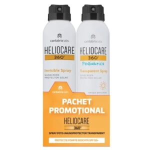 Pachet Spray protectie solara Heliocare Pediatrics SPF 50+