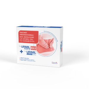Pachet Urimil Forte Max 30 capsule + Urimil Gel cu Canabidiol 50ml