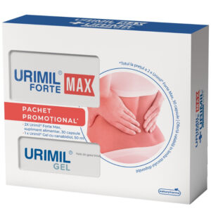 Pachet Urimil Forte Max + Urimil Gel cu canabidiol