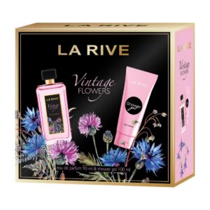 Pachet Vintage Flowers Apa de parfum 90ml + Gel de dus 100ml
