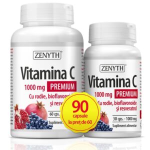 Pachet  Vitamina C Premium cu rodie