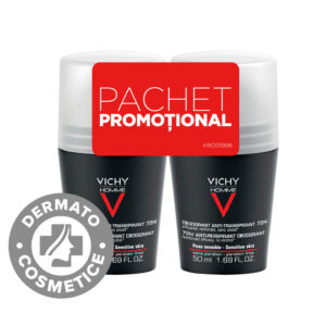 Pachet promotional Deodorant Roll-on Homme 72H 1 + 50% reducere la al doilea produs