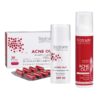 Pachet rutina Biotrade Acne Out – Lotiune activa + Crema reparatoare SPF 30 + Supliment 30 capsule