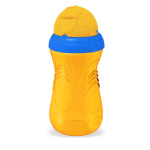 Pahar sport cu pai +6 luni Portocaliu