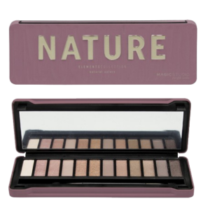 Paleta de farduri pentru pleoape Nature cu 12 culori 25560