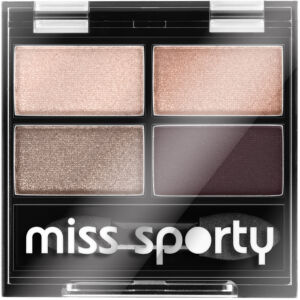 Paleta de farduri pentru pleoape Studio Color Quattro 408 Smoky Rose
