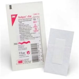 Pansament cu pad central absorbant 10x10 cm