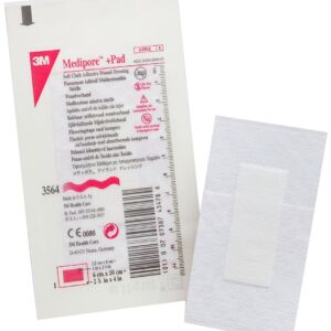 Pansament cu pad central absorbant Medipore+Pad 6x10 cm