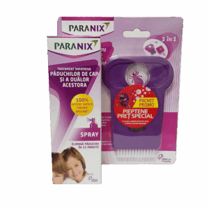Paranix spray 100ml + Pieptene la pret special