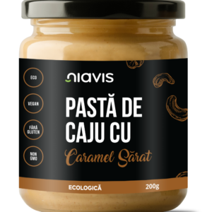 Pasta de caju cu caramel sarat