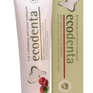 Pasta de dinti 2 in 1 anti-tartru si efect racoritor cu extracte de coacaze si kalident