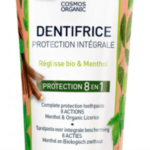 Pasta de dinti bio protectie completa 8 in 1 cu mentol si lemn dulce