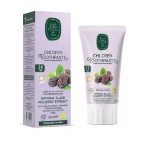 Pasta de dinti cu extract natural din dude negre pentru copii intre 2-6 ani